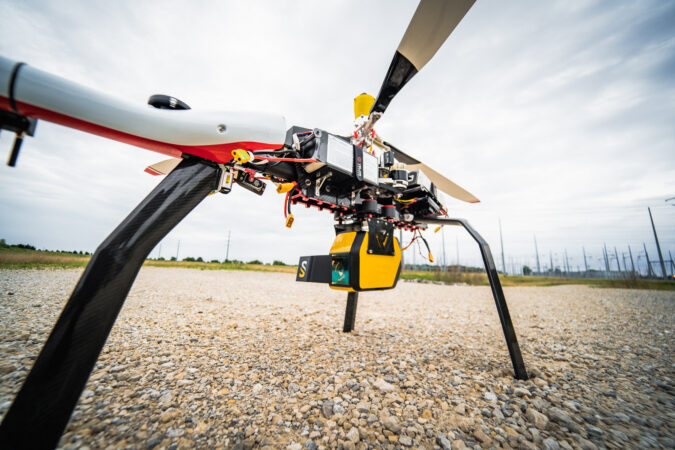 UAV Helicopter Drone for UAV LiDAR Inspections and UAV Cargo Delivery