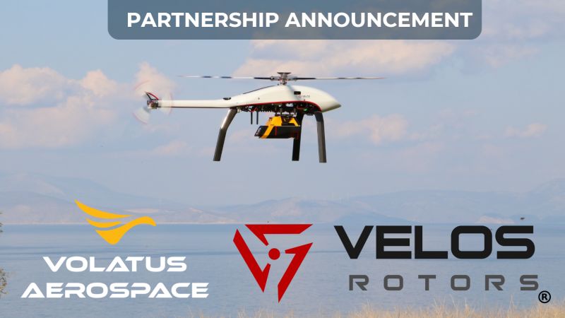 Volatus Aerospace Becomes Velos Rotos Reselling Partner in North America