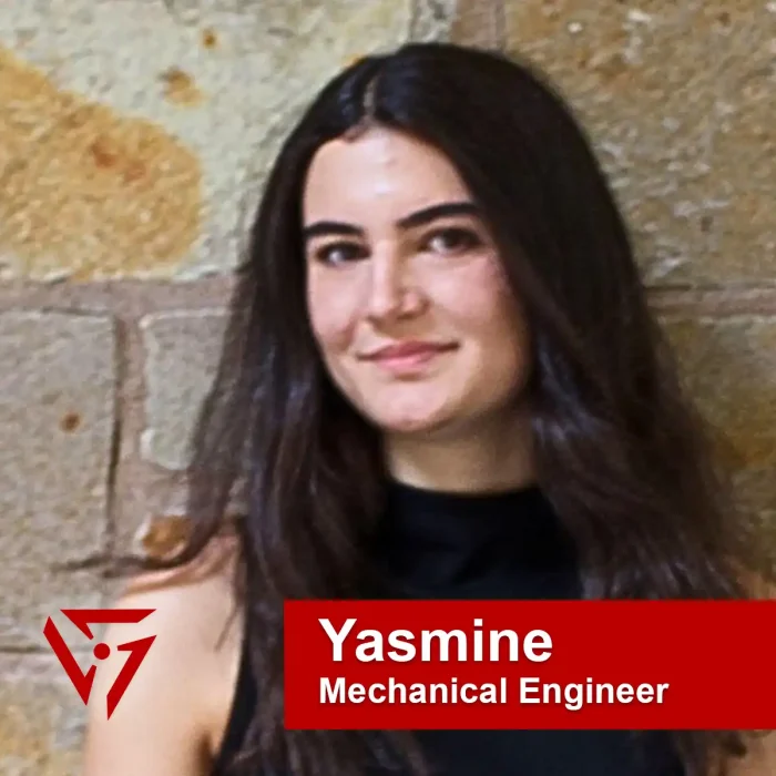 Yasmine, Mechanical Engineer intern at Velos Rotors in Greece